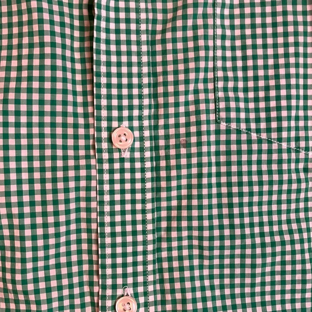 J. Crew Green Gingham Men's Shirt